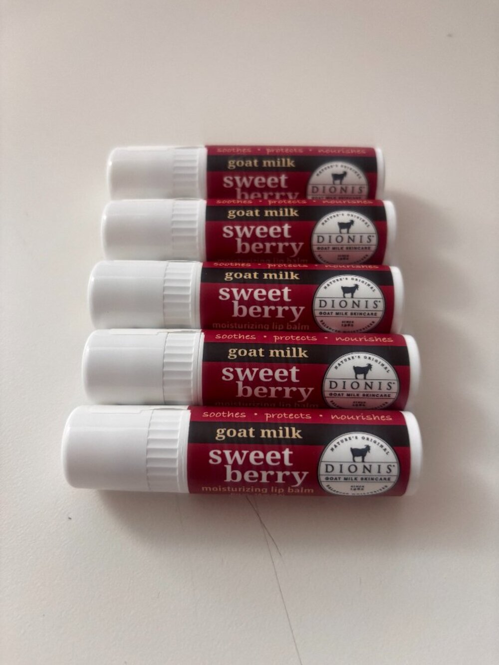 Dionis Goat Milk Skincare Sweet Berry Scented Lip Balm - SINGLE